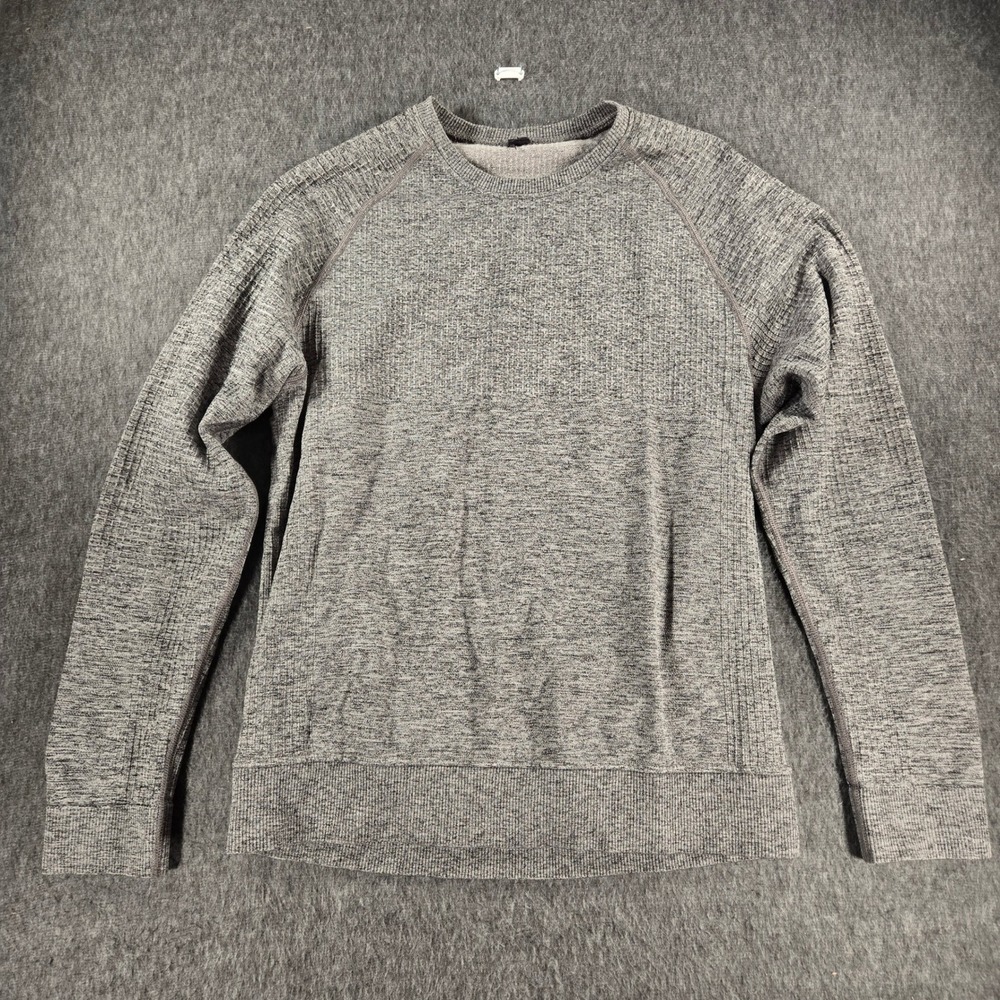 Lululemon Engineered Warmth Long Sleeve Men Small Crew Neck Pullover Merino Wool